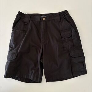 5.11 Tactical Series 73287 Mens Black Ripstop Cargo Shorts Size 32 Utility Work